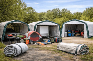 Outdoor Shelter Ersatzdach – Die richtige Ersatzplane für Carport, Garagenzelt und Outdoor Shelter