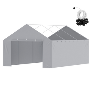 VEVOR Carport Seitenwand 13 × 20 ft